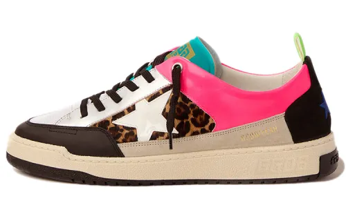 Golden Goose Yeah Stylish Skateboarding Shoes Men's Fuchsia