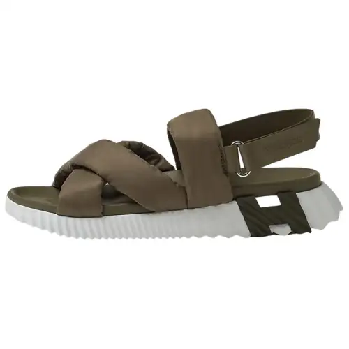 HERMES Electric Beach Sandals Men's Green