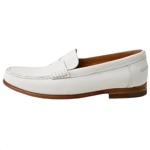 HERMES Kennedy Casual Shoes Women's White