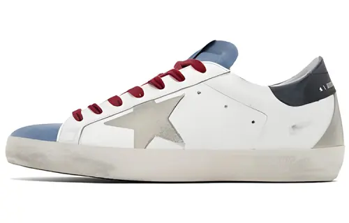 Golden Goose Super Star White Blue Red