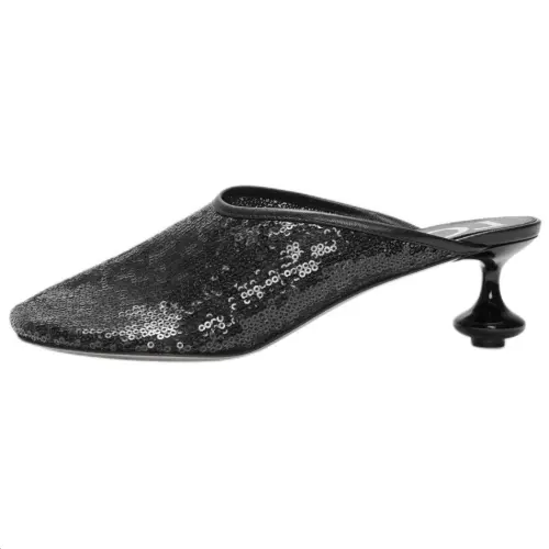LOEWE Toy Closed Toe Slippers 4.5cm Women's Black