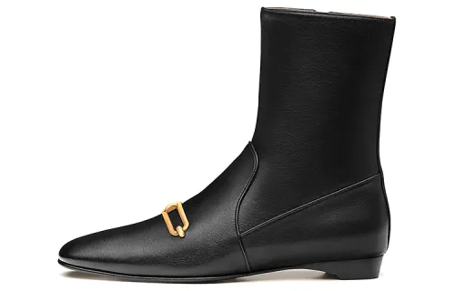 HERMES Dora Ankle Boot Ankle Boots Women's Black