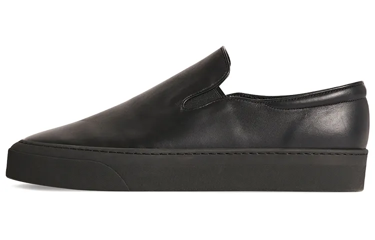 THE ROW DEAN Leather Men's Casual Shoes Men's Black
