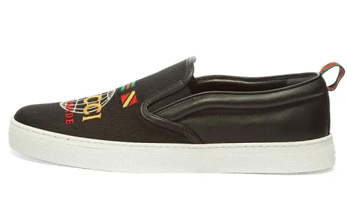 Gucci Dublin Slip-On 'Worldwide Flag - Black'