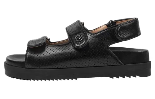 GUCCI Double G Beach Sandals Women's Black