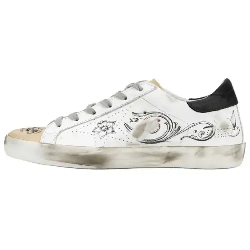 Golden Goose Super Star Stylish Skateboarding Shoes Women's White