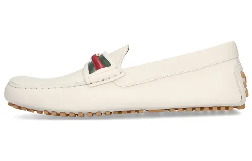 GUCCI Moccasins Casual Shoes Men's White