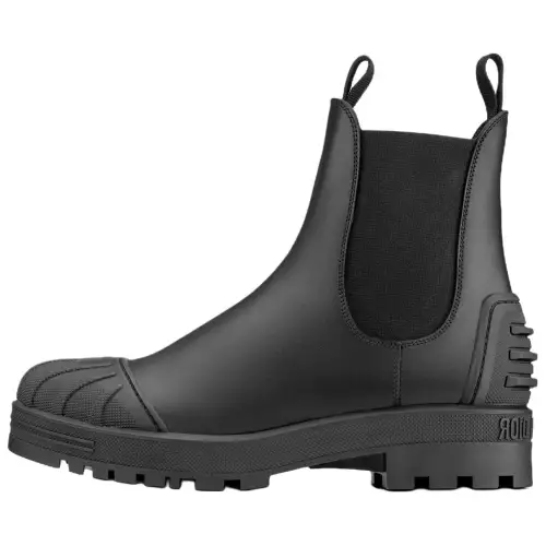 DIOR Short Chelsea Boots Women's Black