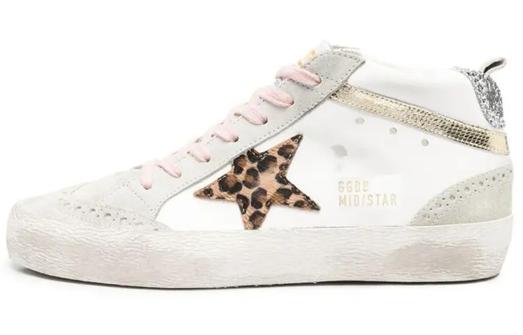 Golden Goose Mid-Star High-top Sneakers