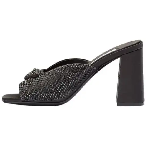 PRADA Crystal-embellished Mules