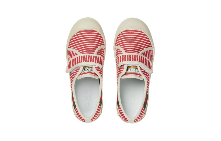 Детские кеды Gucci Tennis 1977 (красные) — Красный — фото 3
