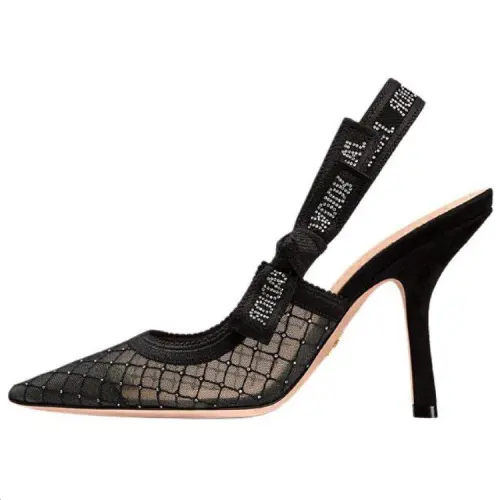 DIOR J'Adior Slim Heel High Heels 10cm Women's Black