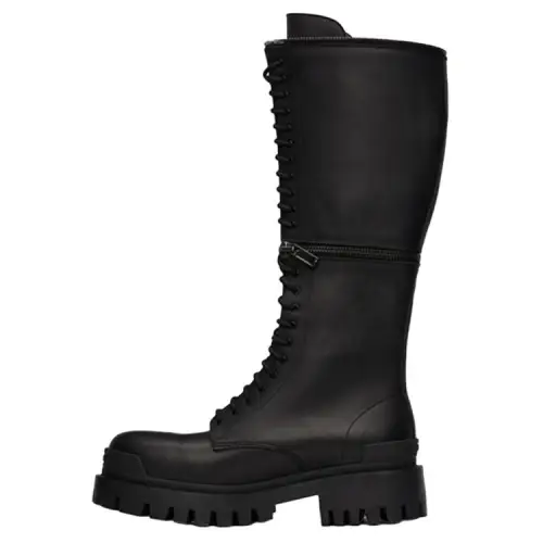 Balenciaga Master Combat Boots Men's Carbon Black