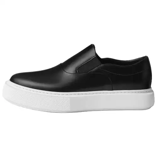HERMES Hiro Loafers Men's Black