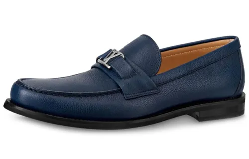 LOUIS VUITTON Major Loafers Men's Blue