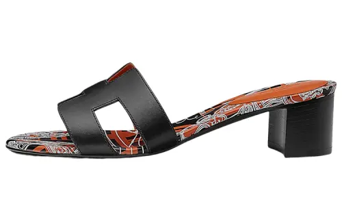 HERMES Oasis Slide Slippers Women's Black