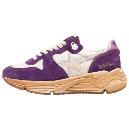 Golden Goose Running Sole Low top Casual Shoes Women's Purple