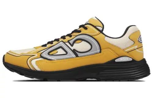 DIOR B30 Cream Mesh Yellow Technical Fabric