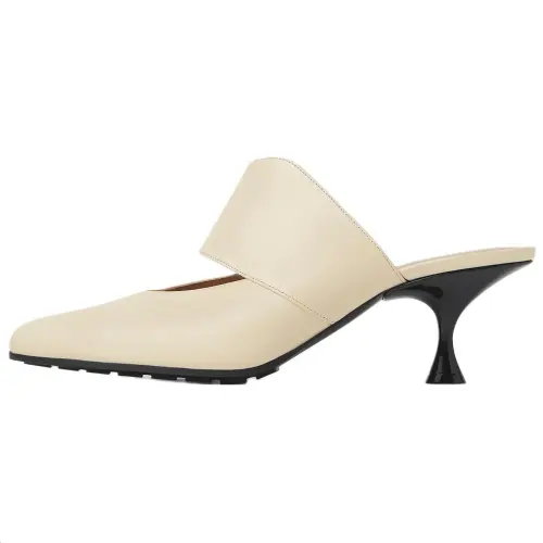 Bottega Veneta Closed Toe Slippers 5.5cm Women's White