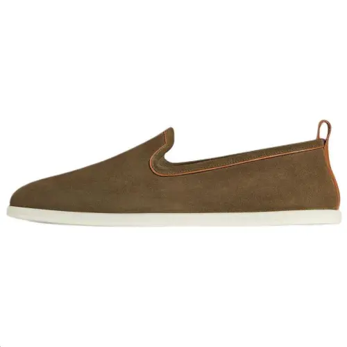 Loro Piana Venice Walk Casual Shoes Men's Green