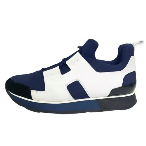 HERMES Low top Casual Shoes Men's Blue White