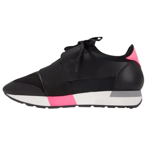 Balenciaga Race Runner Low top Casual Shoes Men's Black