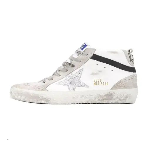 Golden Goose Mid Star Low top Skateboard Shoes Women's White