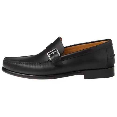 HERMES IGOR Loafers Men's Black