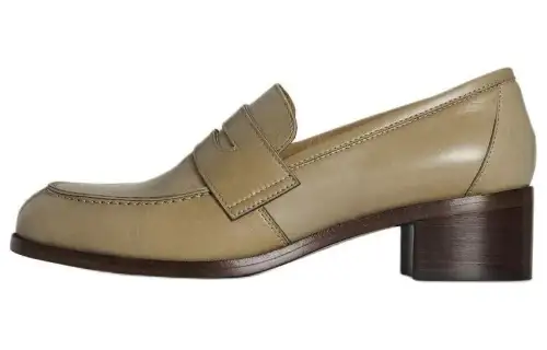 THE ROW Vera Loafers 4.5cm Women's Umber