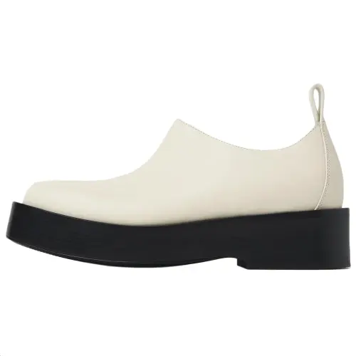 Bottega Veneta TORINO Calfskin Casual Shoes Women's White