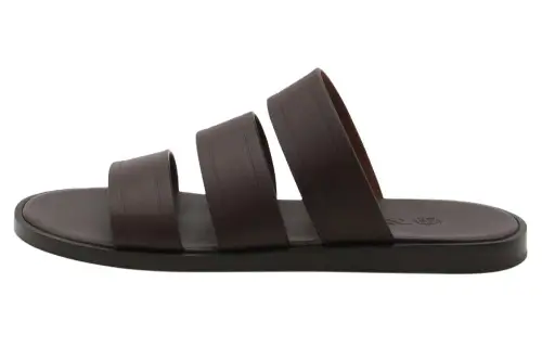 Loro Piana Slide Slippers Men's Brown
