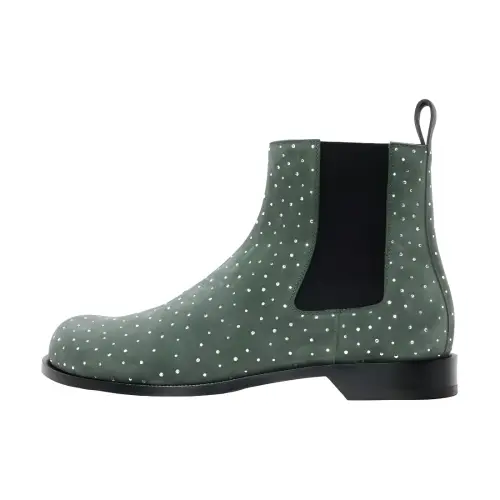 LOEWE Campo Short Chelsea Boots Men's Green