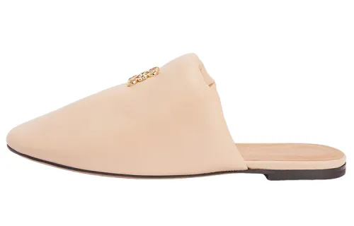 LOEWE Anagram Closed Toe Slippers Women's Light Umber