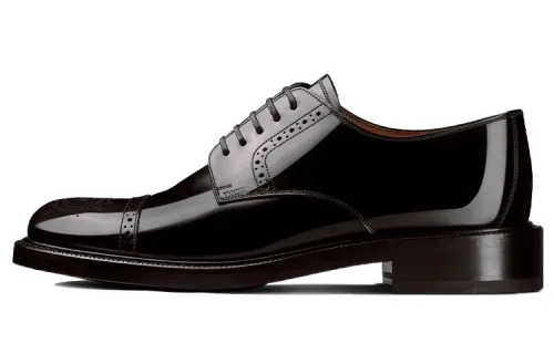 DIOR Evidence Leather Dress Shoes Men's Black