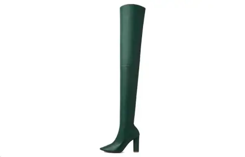 Bottega Veneta Tripod Over the knee Boots 9cm Women's Green