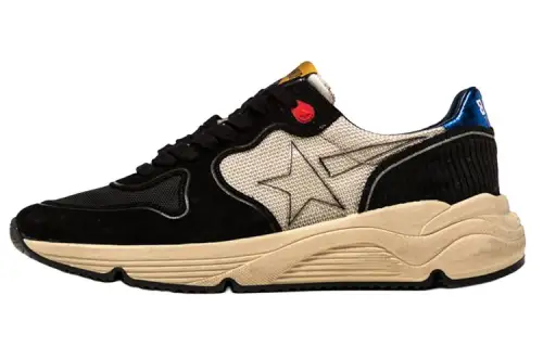 Golden Goose Running Sole Low top Sports Casual Shoes Men's Black