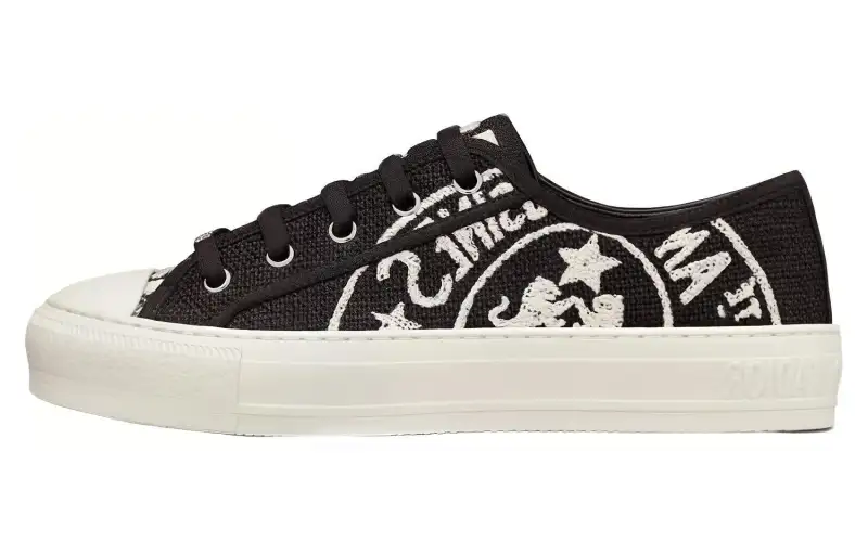 DIOR Walk'n'Dior Stylish Skateboarding Shoes Women's Black