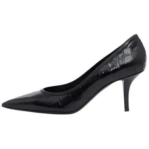 Burberry Slim Heel High Heels 7cm Women's Black