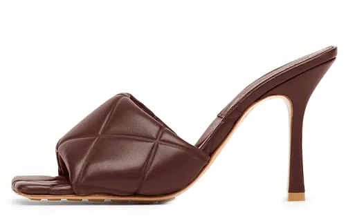 Bottega Veneta Lido Slim Heel High Heels 9cm Women's Brown
