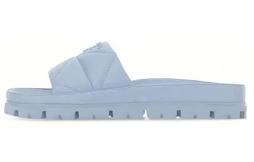 PRADA Slide Slippers Women's Blue