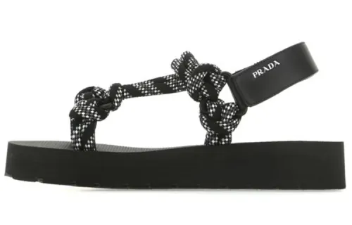PRADA Sports Sandals Women's Black White