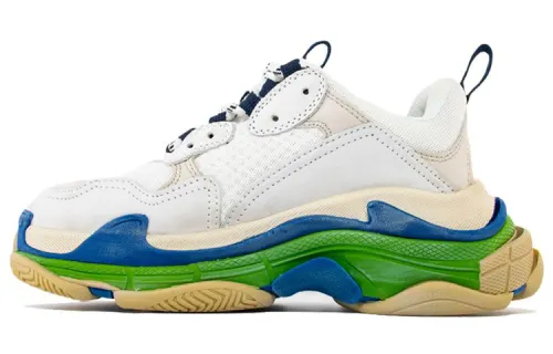 Balenciaga Triple S Calfskin Sneakers White