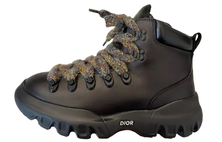 DIOR Short Snow Boots Women's Black