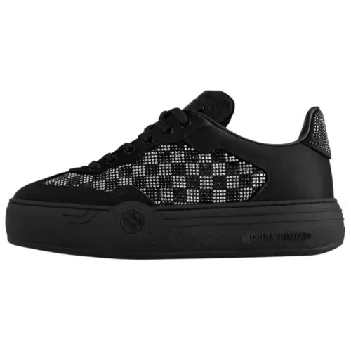 LOUIS VUITTON Groovy Low top Skateboard Shoes Men's Black