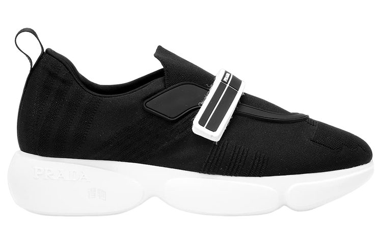 Женские кроссовки PRADA Cloudbust (черные) — фото 2