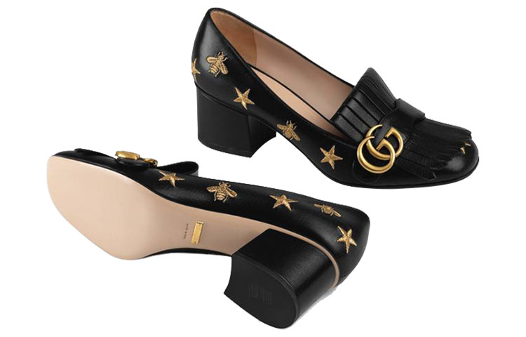 Женские туфли Gucci (черные) — фото 3