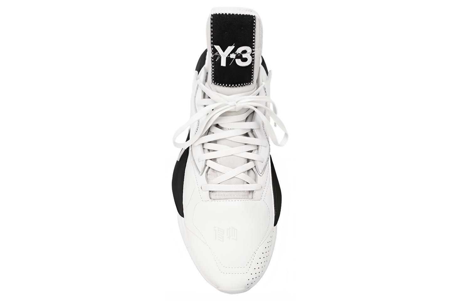 Кроссовки adidas x Y-3 Kaiwa (черно-белые) — фото 4