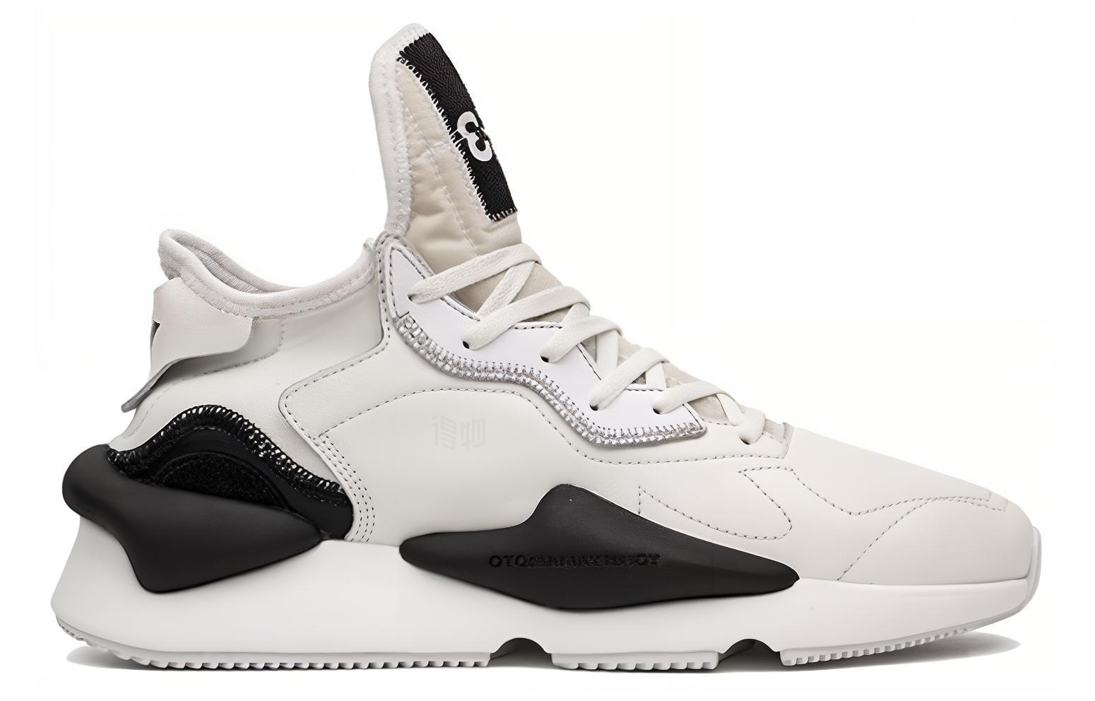 Кроссовки adidas x Y-3 Kaiwa (черно-белые) — фото 2
