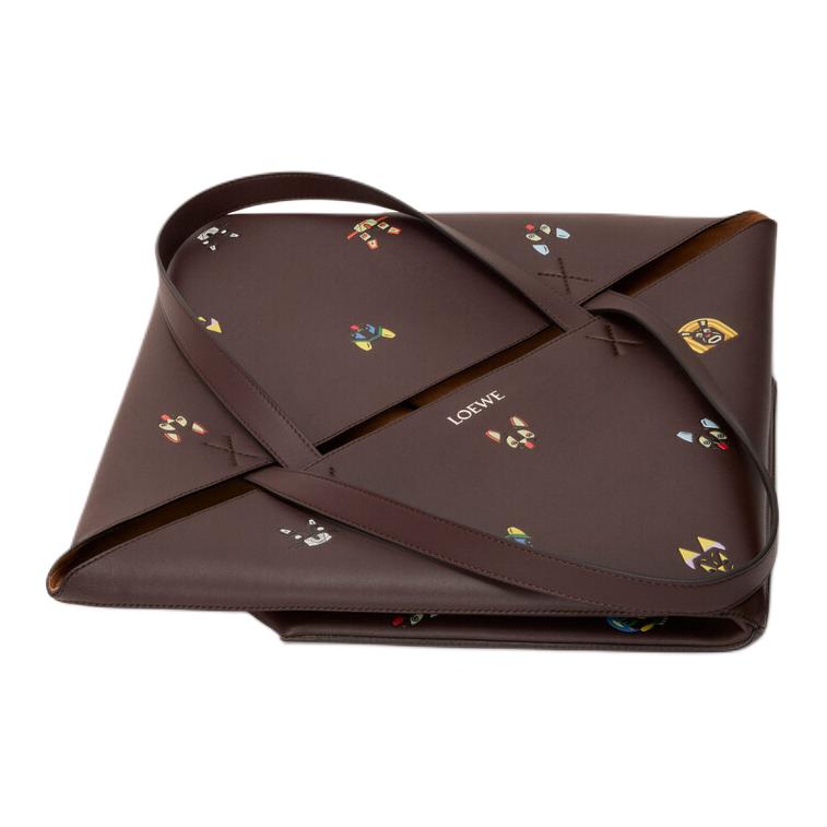 Унисекс сумка LOEWE (коричневая) — фото 6
