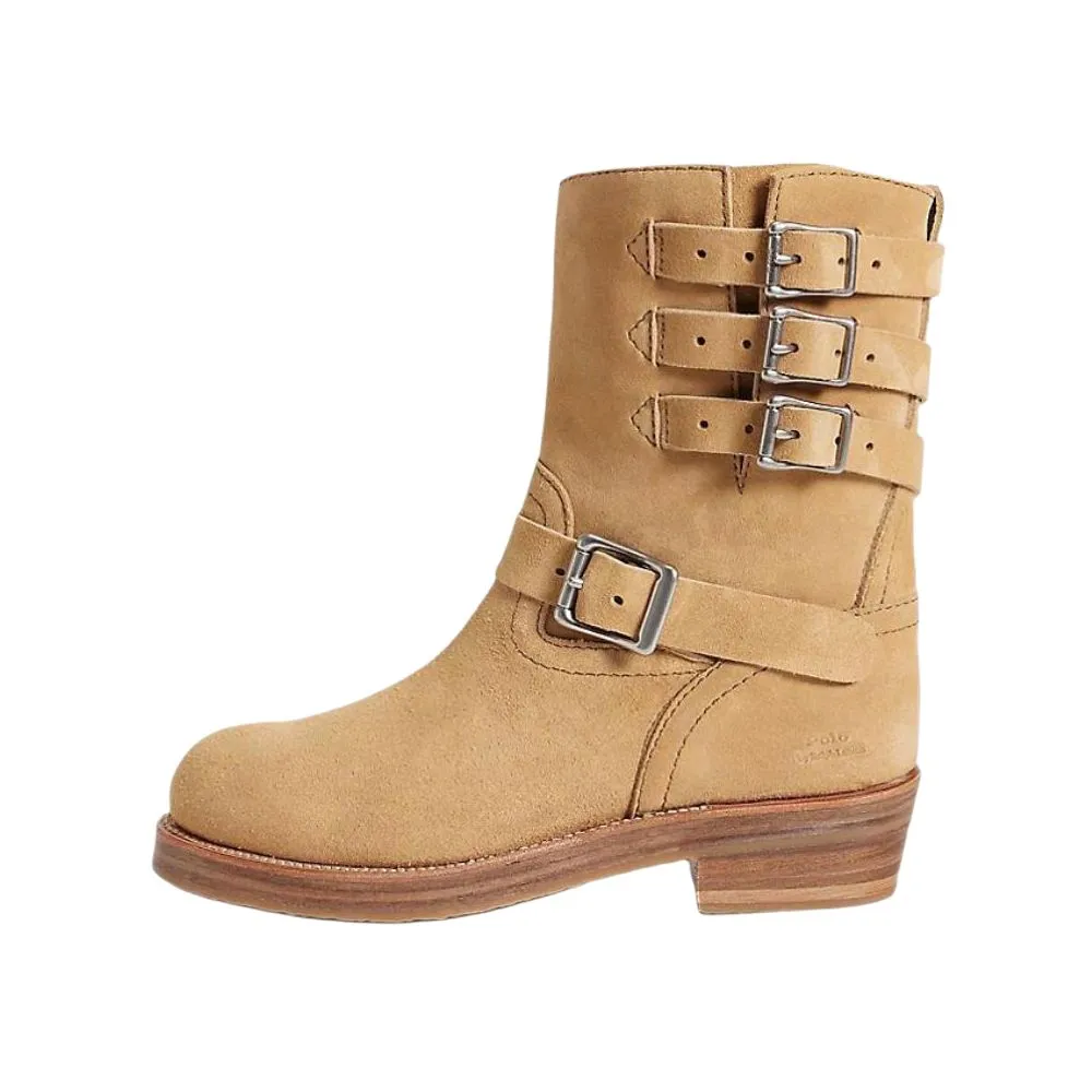 Polo Ralph Lauren Ankle Boots 3.9CM Women's Brown